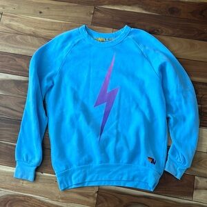 AVIATOR NATION Lightning Bolt Crewneck
